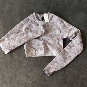 Gymshark camo seamless crop top
